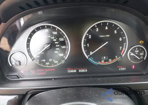 2015 BMW 535I из США, поврежденный, VIN WBA5B1C5XFG125159